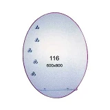 Зеркало 500x800мм 1 полка зеркало 116                                                               