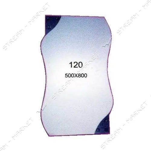 Зеркало 500x800мм 120 без полок                                                                     
