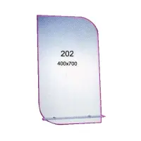 Зеркало 400x700мм 1 полка зеркало 202                                                               