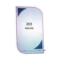 Зеркало 400x700мм 1 полка зеркало 203                                                               