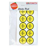 Наклейка знак заземление Контакт плюс 25x25                                                         