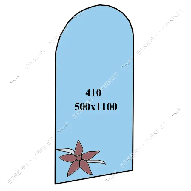 Коридорное зеркало 500x1100мм 410