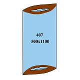 Коридорное зеркало 500x1100мм 407