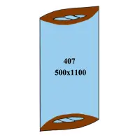Коридорное зеркало 500x1100мм 407                                                                   