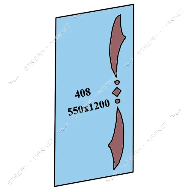 Коридорное зеркало 550x1200мм 408
