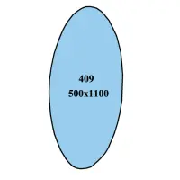 Коридорное зеркало 500x1100мм 409                                                                   