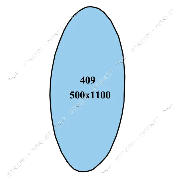 Коридорное зеркало 500x1100мм 409                                                                   