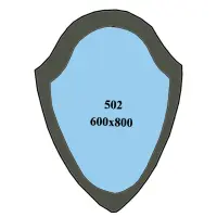 Зеркало 600x800 без полок 502                                                                       