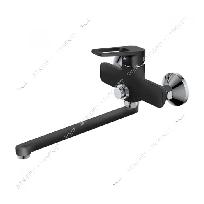 Смеситель для ванной Mixxus Nevada black 006 Button
