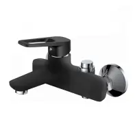 Смеситель для ванной Mixxus Nevada black 009 Button                                                 