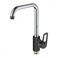 Смеситель для кухни Mixxus Nevada black 014-G NUT                                                   