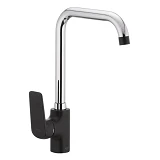 Смеситель для кухни Mixxus Oregon black 014-G
