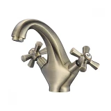 Смеситель для умывальника Mixxus Premium Retro Bronze 161 кранбукса 1/2"                            