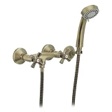 Смеситель для душевой кабины Mixxus Premium Retro Bronze 003 кранбукса 1/2"