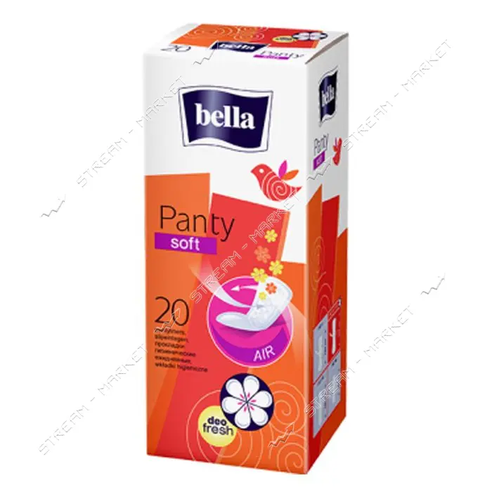 Ежедневные гигиенические прокладки Bella Panty Soft Deo Fresh 20шт