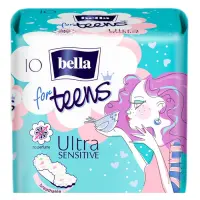 Гигиенические прокладки Bella for Teens Ultra Sensitive 10шт                                        