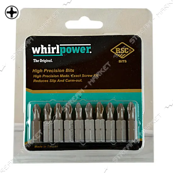 Бита Whirlpower PH-2x25мм 10шт оригинал                                                             