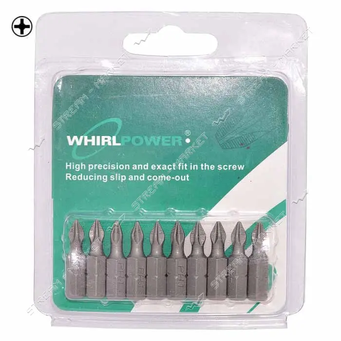Бита Whirlpower PH-1x25мм 10шт                                                                      