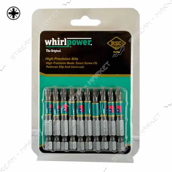 Бита Whirlpower PZ-2x50мм 10шт оригинал                                                             