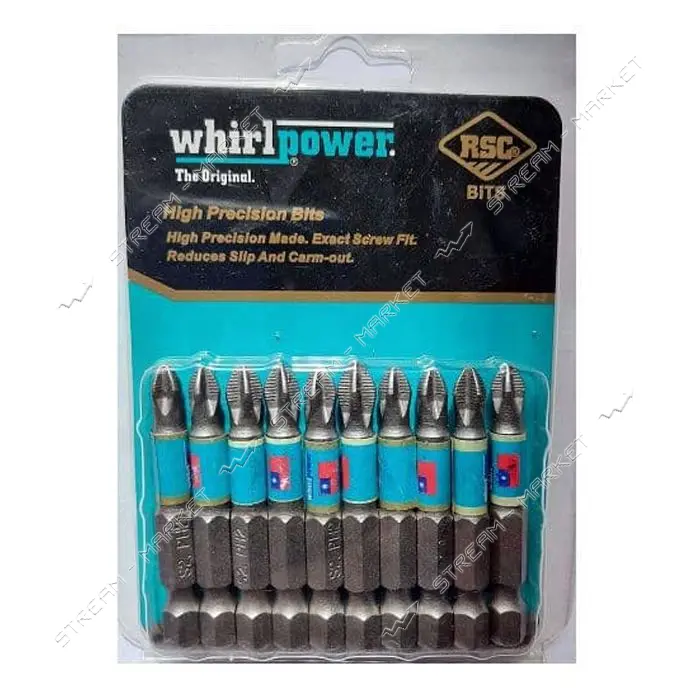 Бита Whirlpower PH-2x50мм 10шт оригинал                                                             