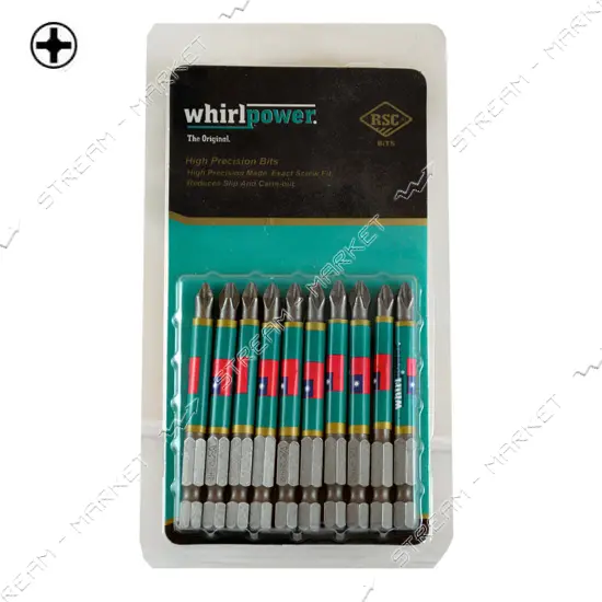 Бита Whirlpower PH-2x70мм 10шт оригинал                                                             