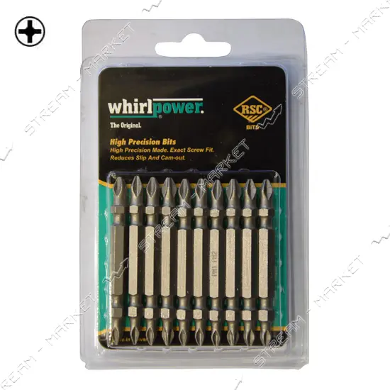 Битa двухсторонняя Whirlpower РH1-PH2 10шт оригинал                                                 