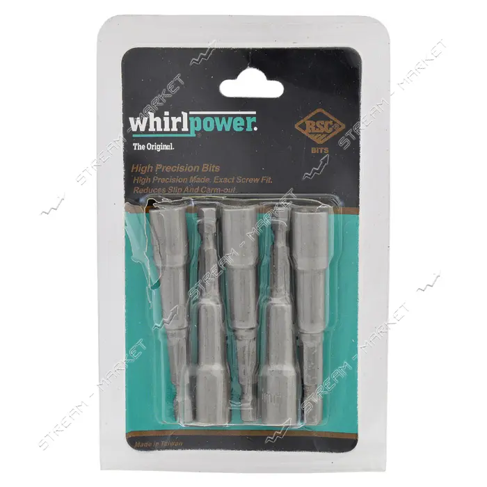 Головка магнитная 6 Whirlpower 5шт                                                                  