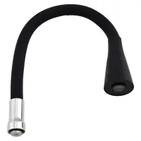 Гусак силиконовый гибкий ZERIX SPS-02 BLACK черный                                                  