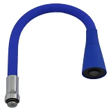 Гусак силиконовый гибкий ZERIX SPS-02 BLUE синий                                                    