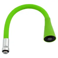 Гусак силиконовый гибкий ZERIX SPS-02 GREEN зеленый                                                 
