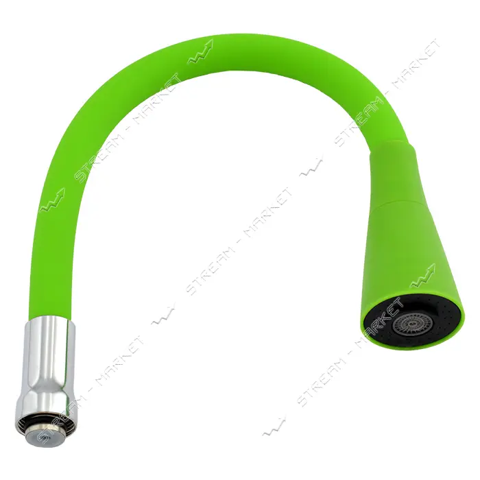 Гусак силиконовый гибкий ZERIX SPS-02 GREEN зеленый                                                 