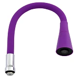 Гусак силиконовый гибкий ZERIX SPS-02 PURPLE пурпурный                                              