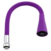 Гусак силиконовый гибкий ZERIX SPS-02 PURPLE пурпурный                                              