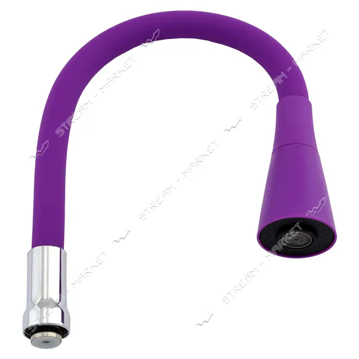 Гусак силиконовый гибкий ZERIX SPS-02 PURPLE пурпурный                                              