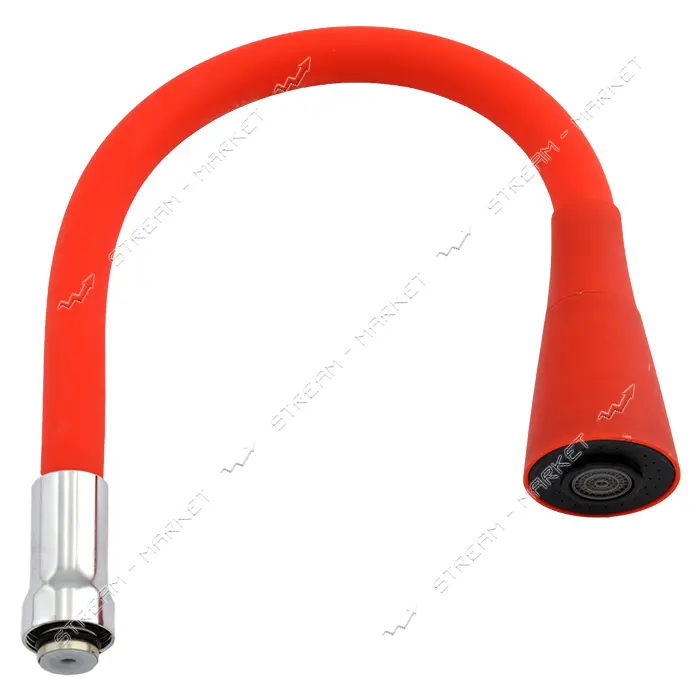 Гусак силиконовый гибкий ZERIX SPS-02 RED красный