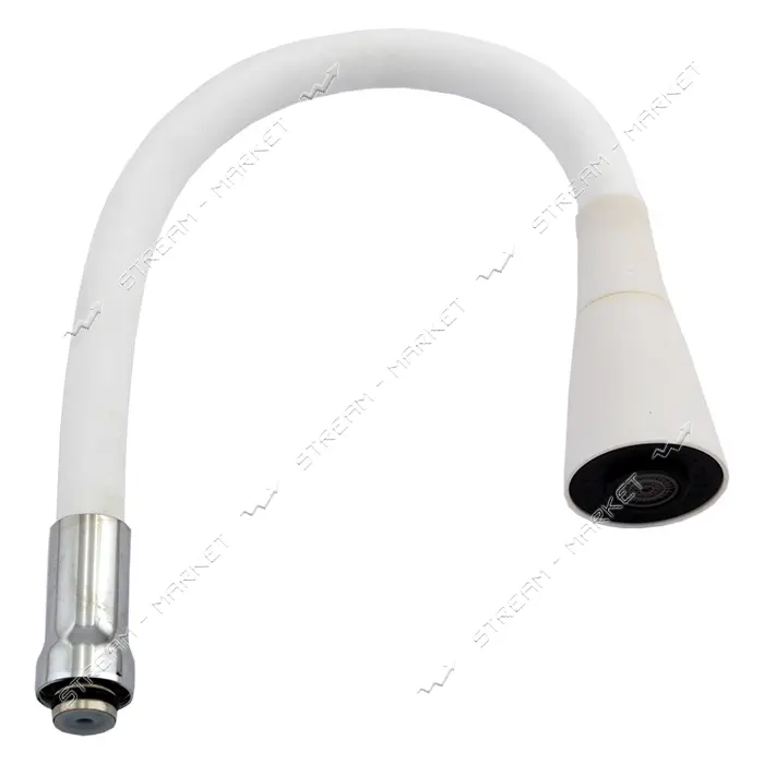 Гусак силиконовый гибкий ZERIX SPS-02 WHITE белый