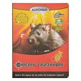 Клеевая ловушка Агромакси Смерть грызунам с арахисовым маслом 21x15,5x35см 40г