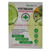 Рятивнык огурцов и кабачков 3мл плюс 11мл на 2 сотки                                                