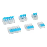 Клемма соединительная Takel на 3 провода WGn-3 прозрачная                                           
