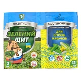 Зеленый щит Агромакси для огурцов и кабачков 3мл плюс 12мл                                          