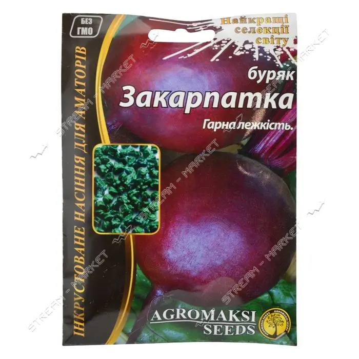 Семена Агромакси Свекла Закарпатка евро пакет 15г                                                   
