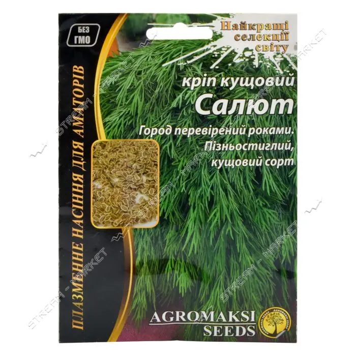 Семена Агромакси Укроп кустовой Салют 10г