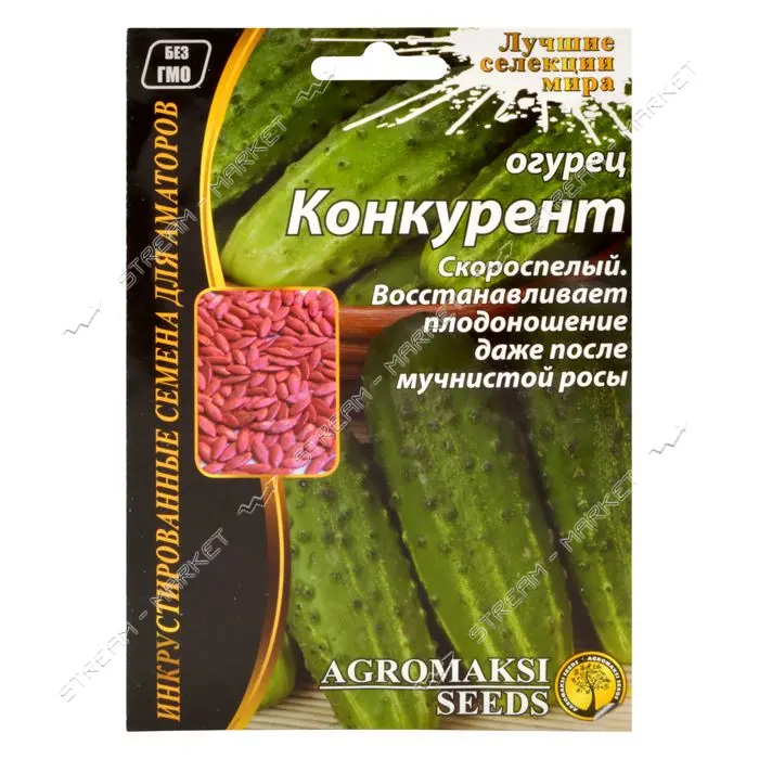 Насіння огірків Агромаксі Конкурент 4г                                                              
