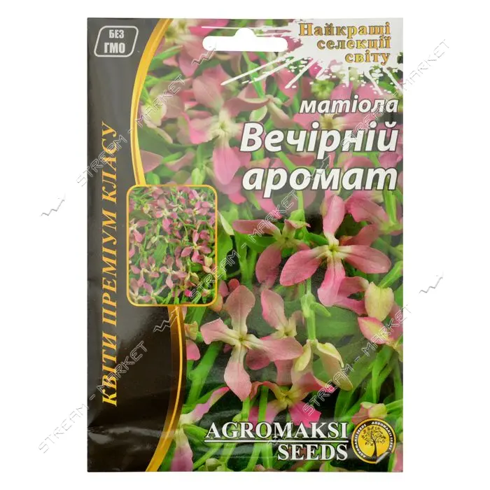 Семена маттиолы Агромакси Вечерний аромат однолетнее 10г