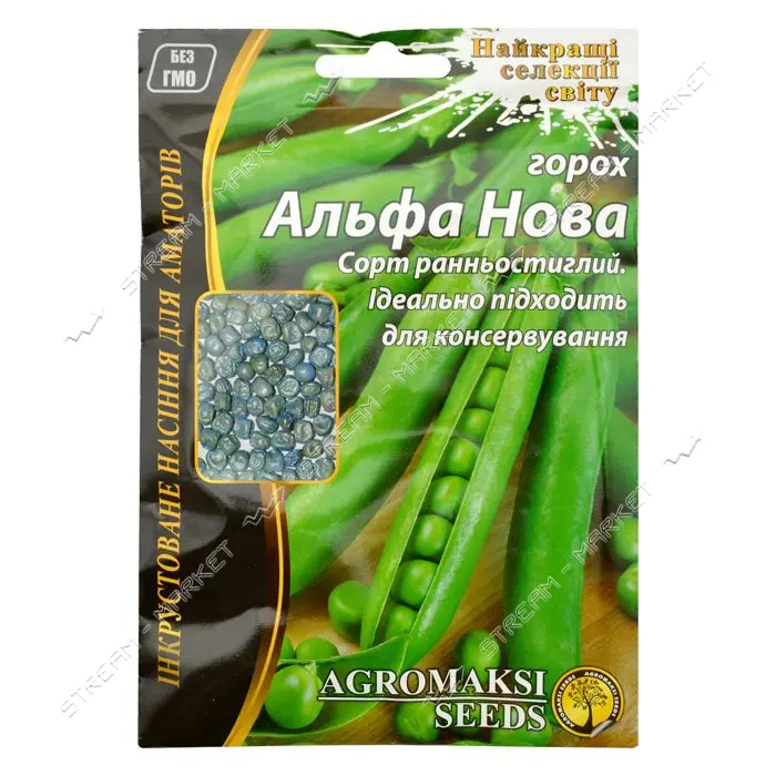 Семена гороха овощного Агромакси Альфа Нова 30г                                                     
