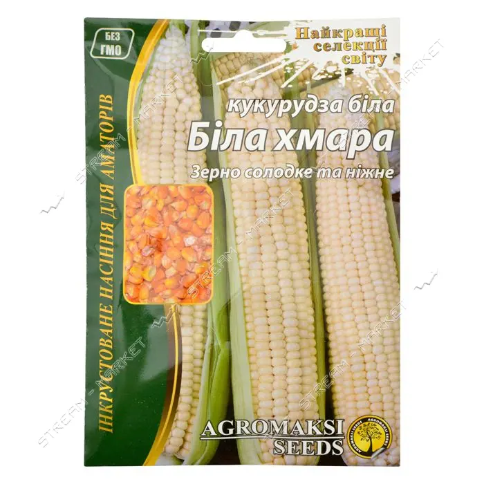 Семена кукурузы сладкой Агромакси Белое облако 20г                                                  