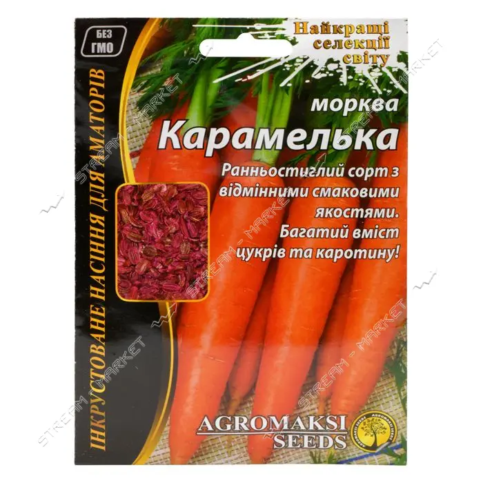 Семена моркови Агромакси Карамелька 10г
