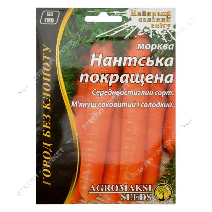 Семена моркови Агромакси Нантская улучшенная 10г