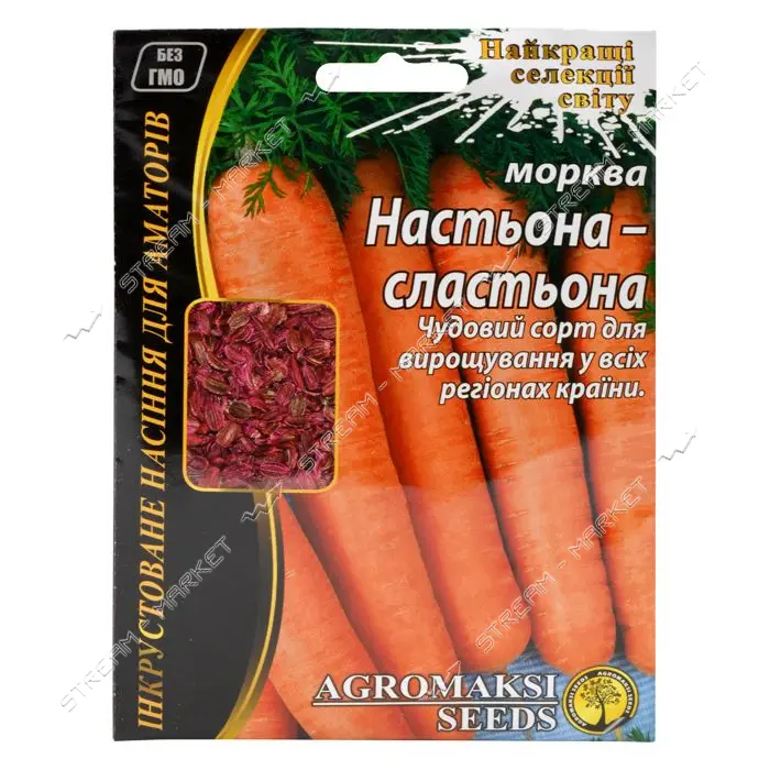 Семена моркови Агромакси Настена-сластена 15г                                                       