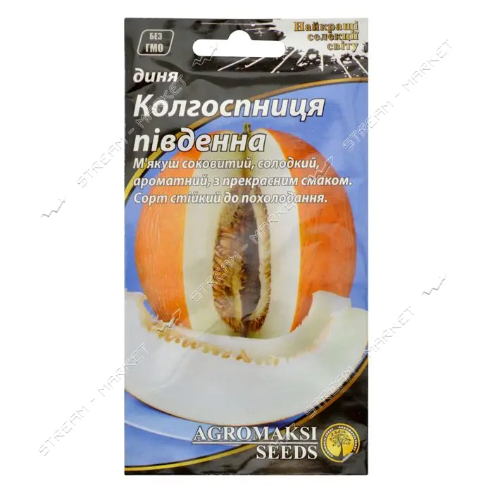 Семена дыни Агромакси Колхозница Южная евро пакет 2г                                                